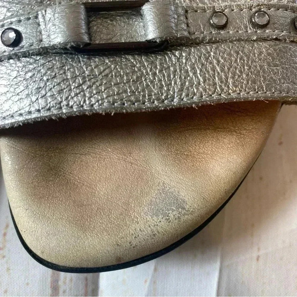 Mephisto Relax Shimmer Nubuck Sandals Size 38 - Picture 12 of 14